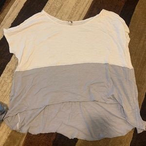 Free people oversized color block shirt!